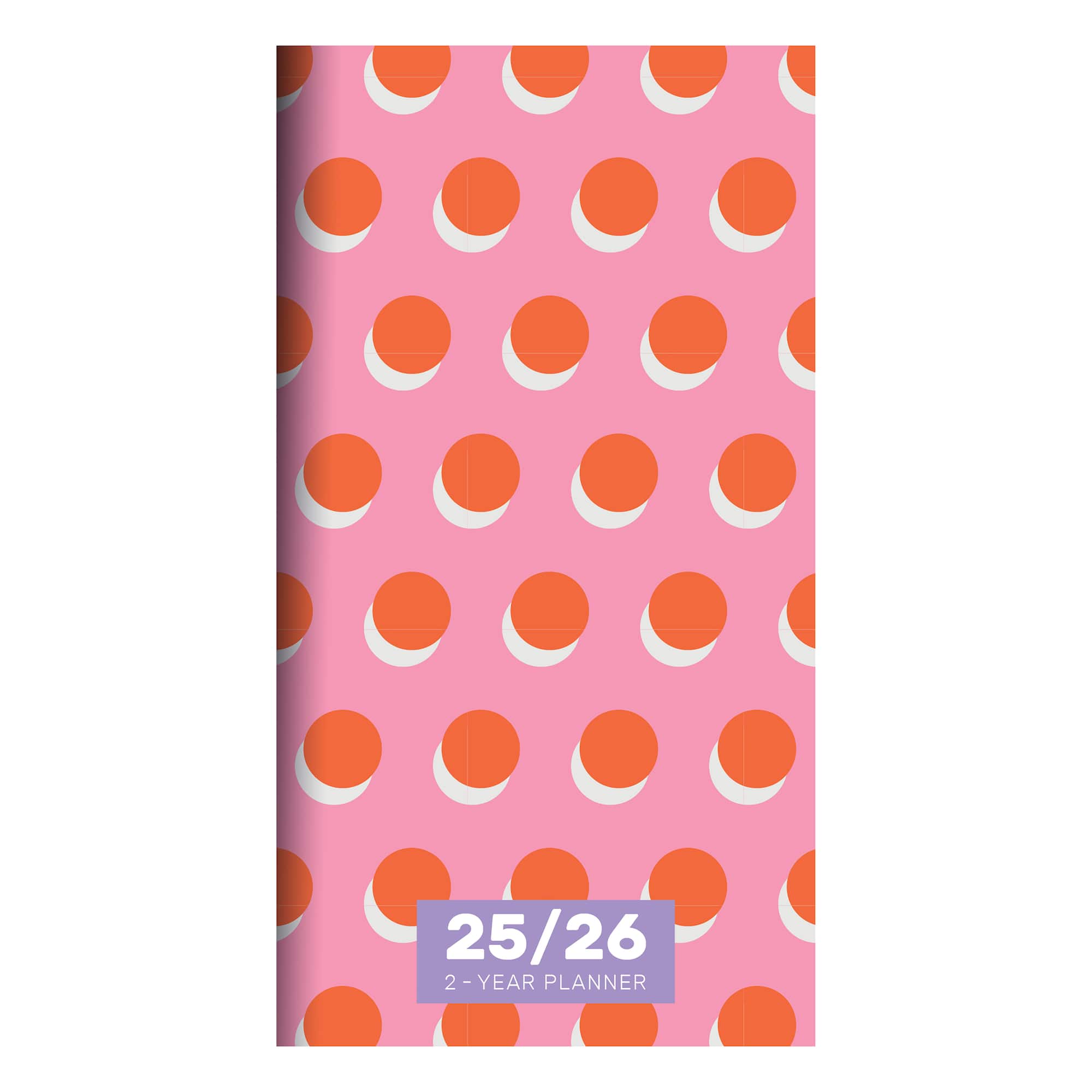 TF Publishing 2025-2026 Small Pink Orange Crush Monthly Pocket Planner